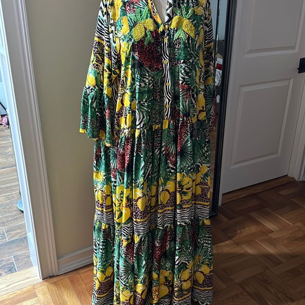 Sorrento Italy lemon dress by Giacomo cinque